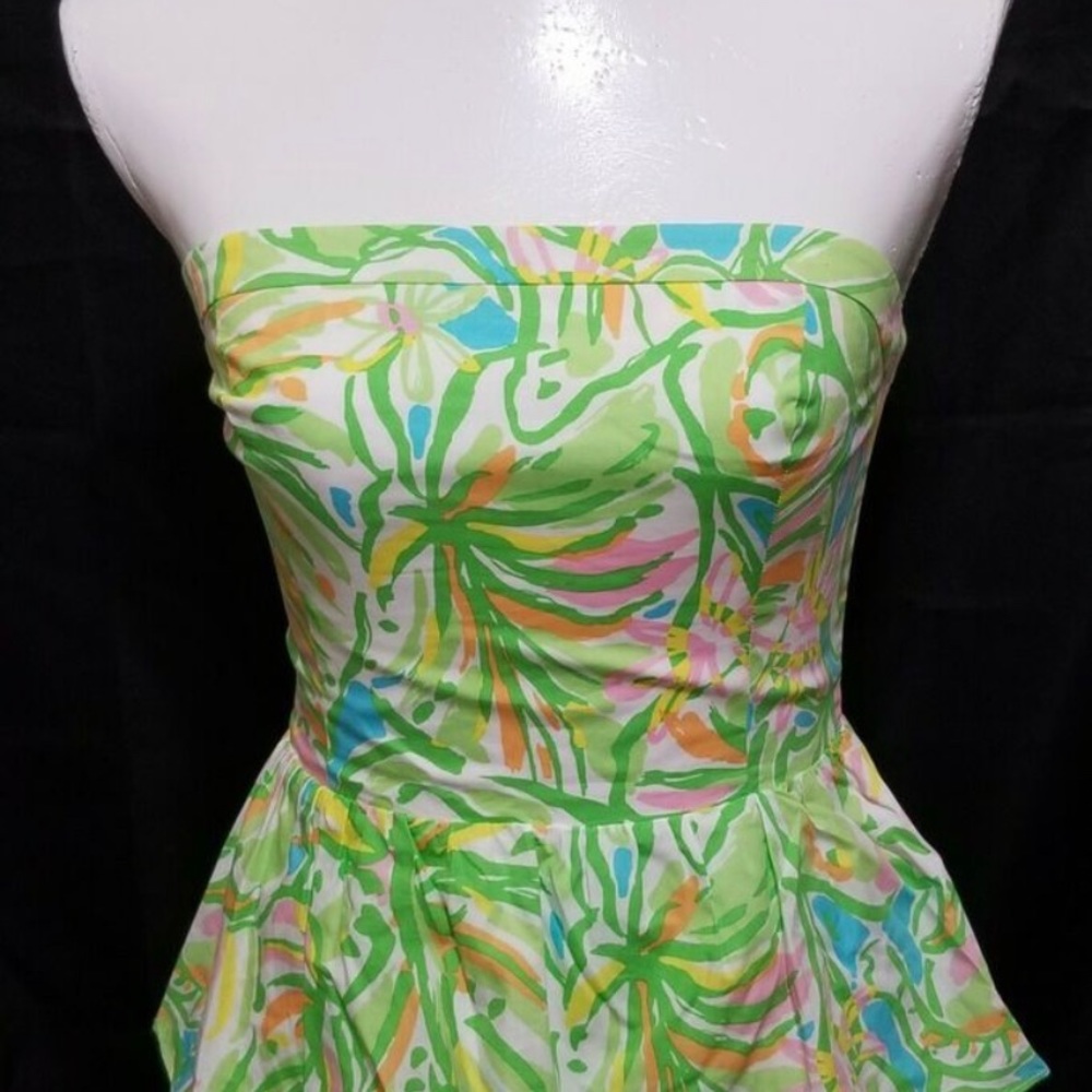 Lilly Pulitzer strapless top